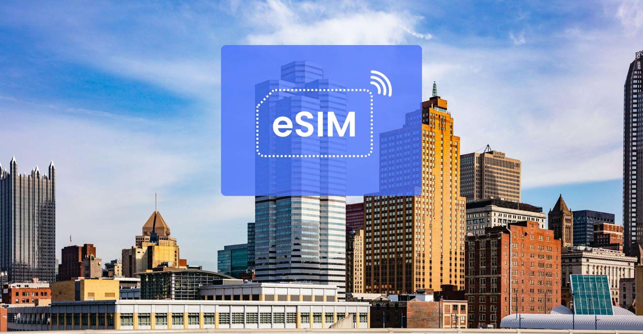 Pittsburgh, US/ North Americas eSIM Roaming Mobile Data Plan - Hizvo