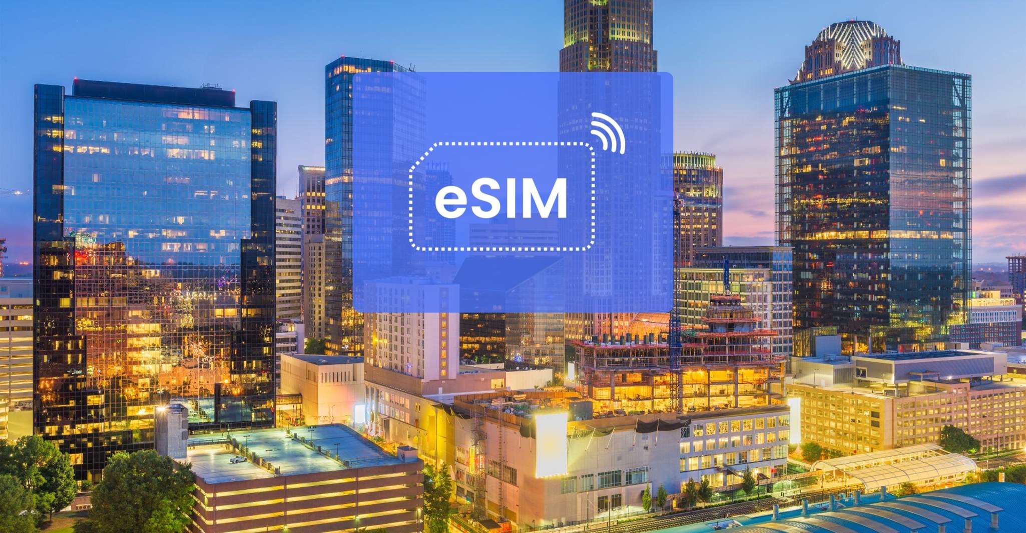 Charlotte, États-Unis/Amérique du Nord eSIM Roaming Mobile Data Plan - Hizvo