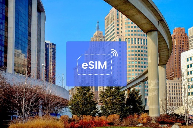Visit Detroit US/ North Americas eSIM Roaming Mobile Data Plan in Detroit