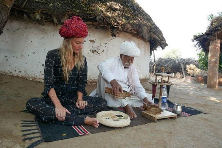 Excursión Privada a los Pueblos Bishnoi y Safari en Camello