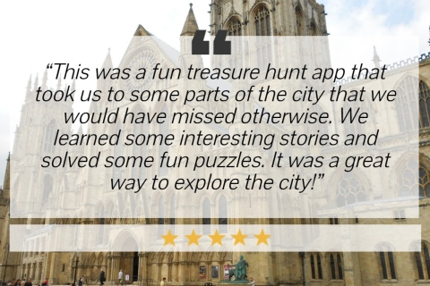York : Visite guidée de la ville et chasse au trésor interactive