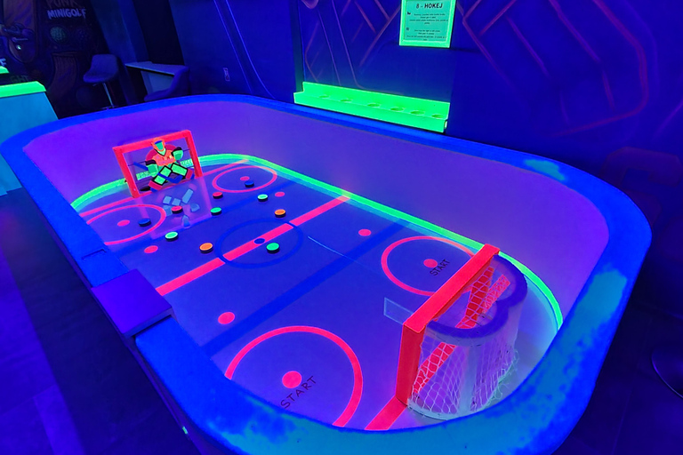 Prague: Punk Minigolf Glow-in-the-Dark Entry Ticket Punk Minigolf Glow-in-the-Dark Entry Ticket Monday-Thursday