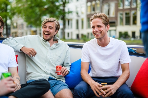 Amsterdam : Croisière couverte avec boissons illimitéesCroisière couverte avec boissons illimitées