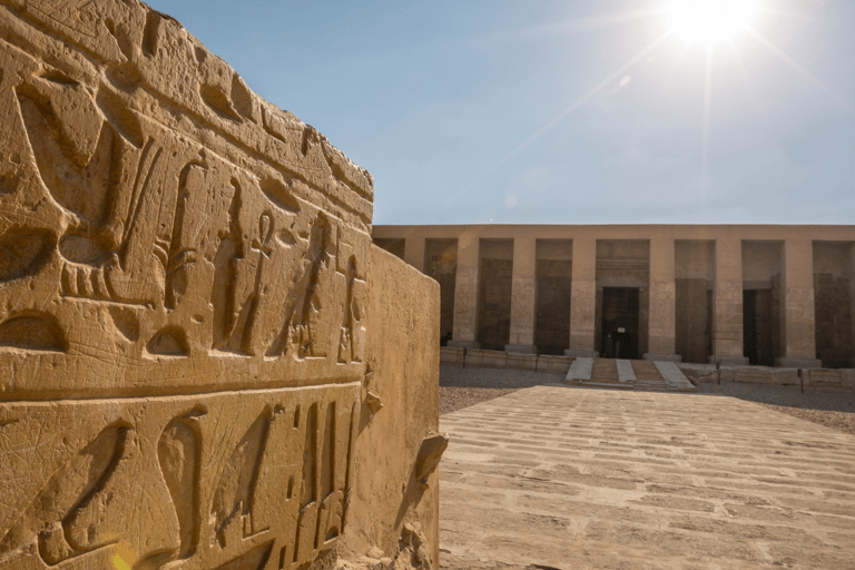 Luksor do Dendara i Abydos Całodniowa wycieczka ze wszystkimi opłatami wliczonymi w cenęDendara i Abydos Całodniowa wycieczka zawiera wszystkie opłaty