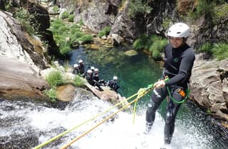 Von Porto aus: Canyoning - Abenteuertour