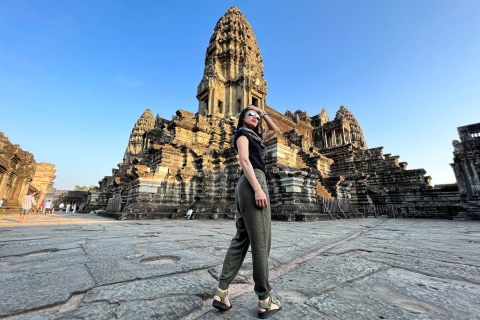 Wycieczka w małej grupie Angkor Wat Sunrise i zachód słońca łodzią Tonle SapWycieczka w małej grupie do Angkor Wat i rejs Tonle Sap Sunset