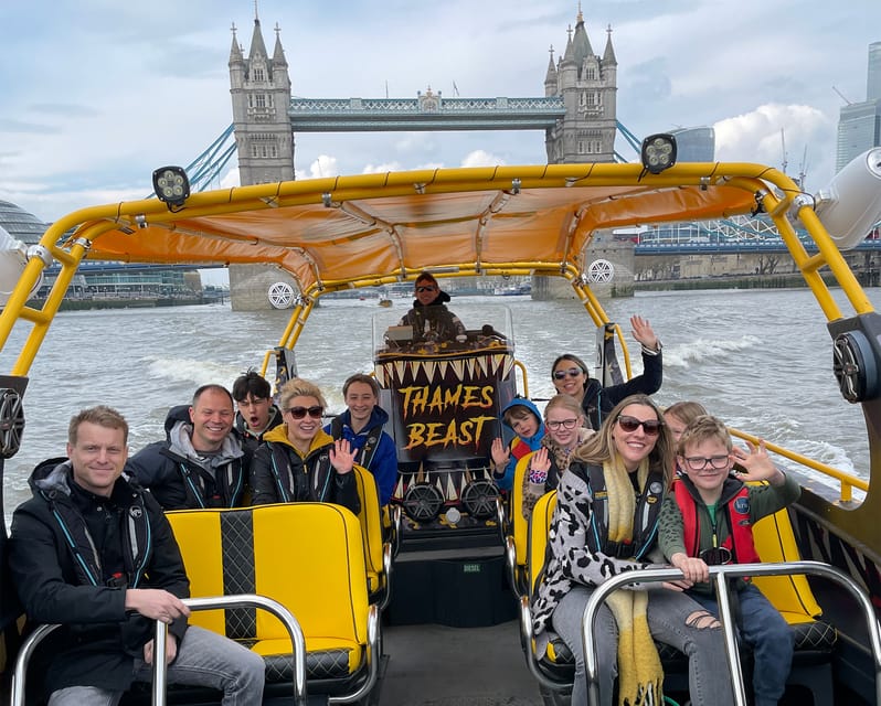 Thames Ridelondon London: 40-Minute TOWER BEAST RIDE - Thames Speedboat Tour | GetYourGuide