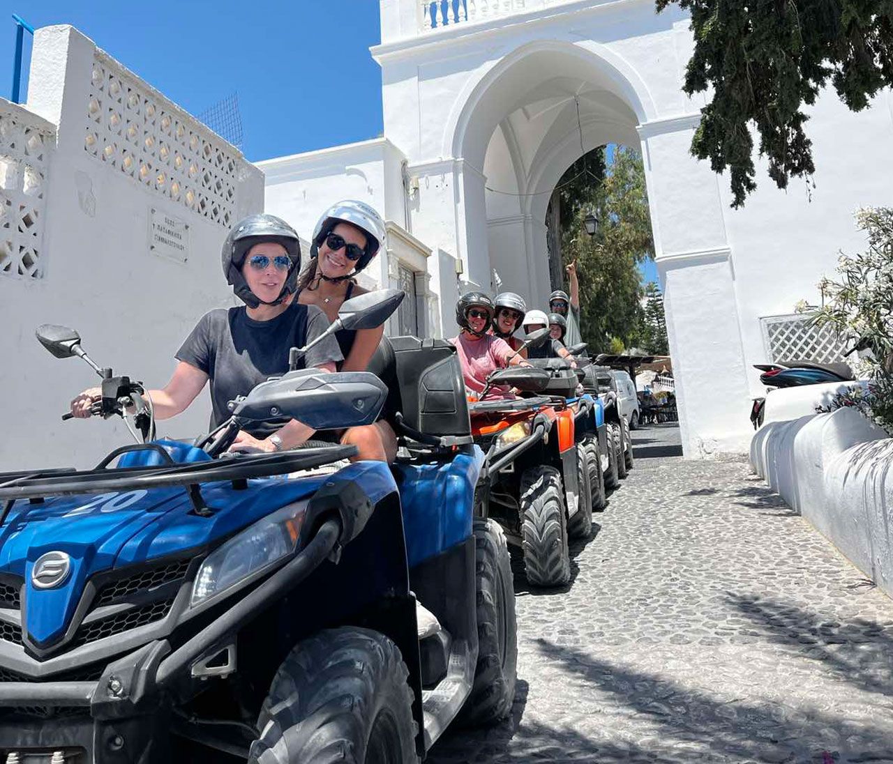 Santorini: ATV-Quad-Erlebnis-Tour + Transport