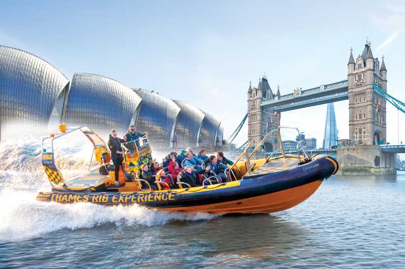 Londyn: 40-minutowa wycieczka łodzią motorową Ultimate Tower RIB Blast