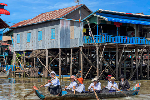 Angkor Wat Sonnenaufgang Kleingruppentour & Tonle Sap Boat SunsetAngkor Wat Small-Group Tour & Tonle Sap Cruise Sunset