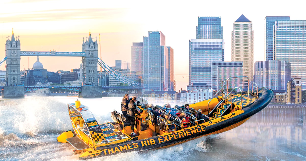 Tower Rib London: 20-Minute Tower RIB Blast from Tower Pier | GetYourGuide