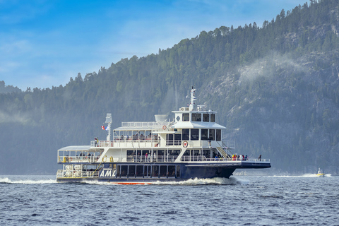 Tadoussac or Baie-Sainte-Catherine: Whale Watching Boat Tour Standard Cruise from Tadoussac