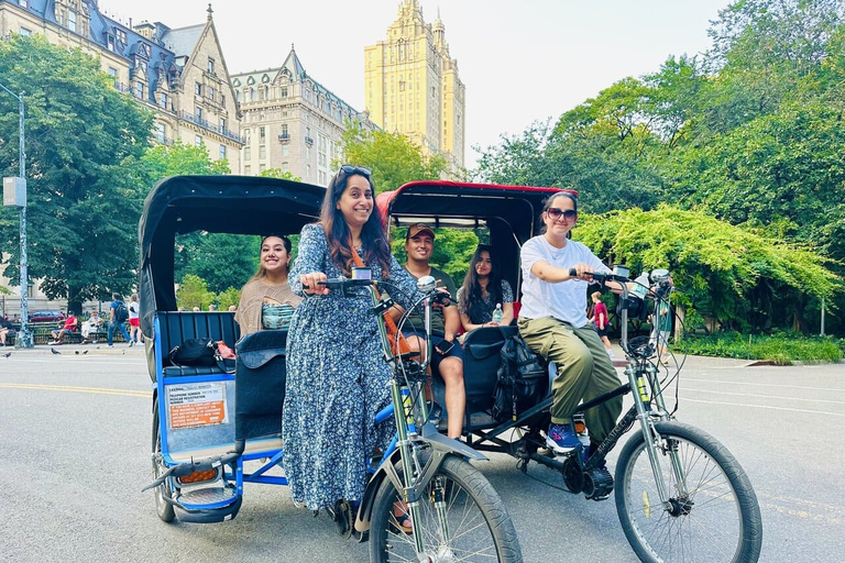 NYC: Central Park Celebrity Homes & Film Spots Fietstaxi Tour2 Uur Deluxe - 7 Stops