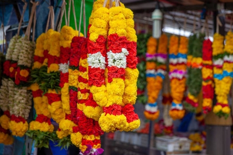 Ontdek de markt voor verse bloemen en groenten in Jaipur