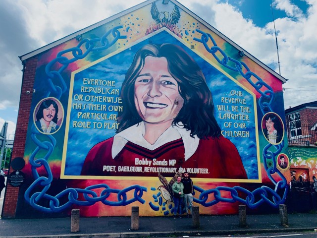 Visit Belfast political mural and peace wall taxi tour. in Belfast