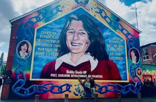 Belfast politisches Wandgemälde und Friedensmauer Taxitour.