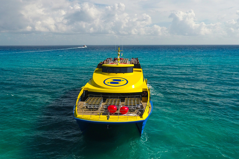 Playa Del Carmen: passagem de balsa de ida e volta de/para CozumelBilhete de Classe Premium