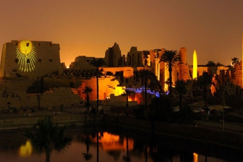 Luxor: Karnak geluids- en lichtshow met diner, Felucca