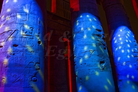 Luksor: pokaz dźwięku i światła w Karnaku z kolacją, Felucca