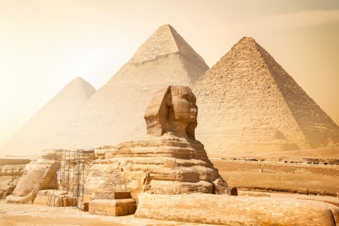 Cairo Full Day Tour naar de piramides van Gizeh, Sakkara en Memphis