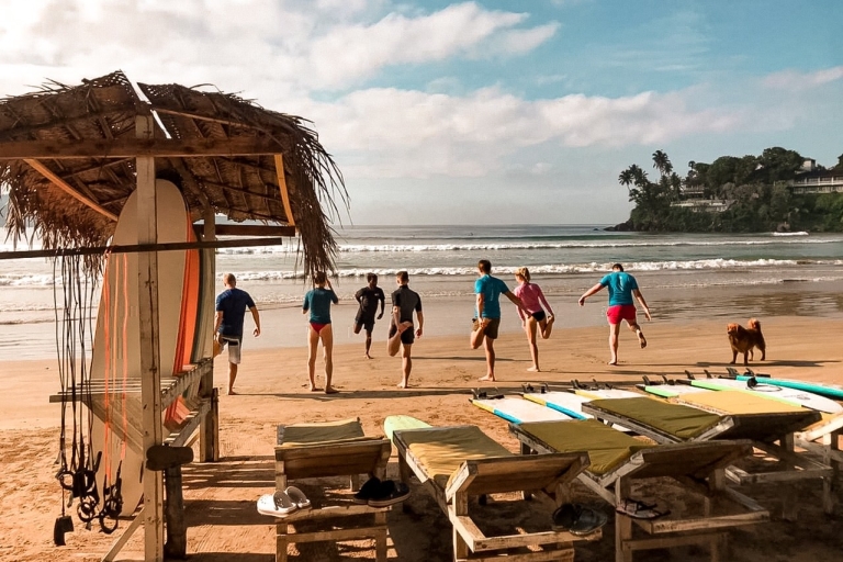Apprendre à surfer à Unawatuna, GalleGalle, Unawatuna