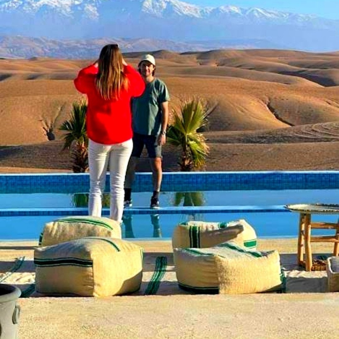 Quad et Déjeuner & Piscine dans le désert Marrakech Agafay - quad