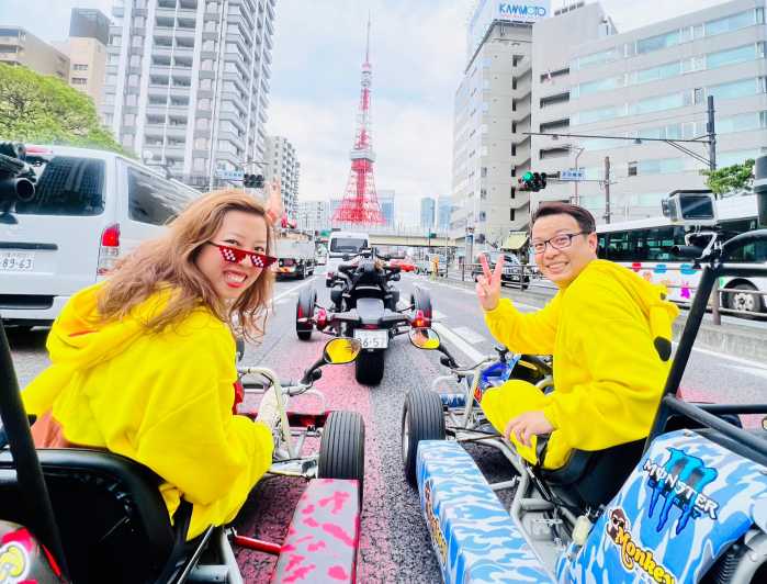 Tokio: Cruce de Shibuya, Harajuku, Torre de Tokio Recorrido en Go Kart