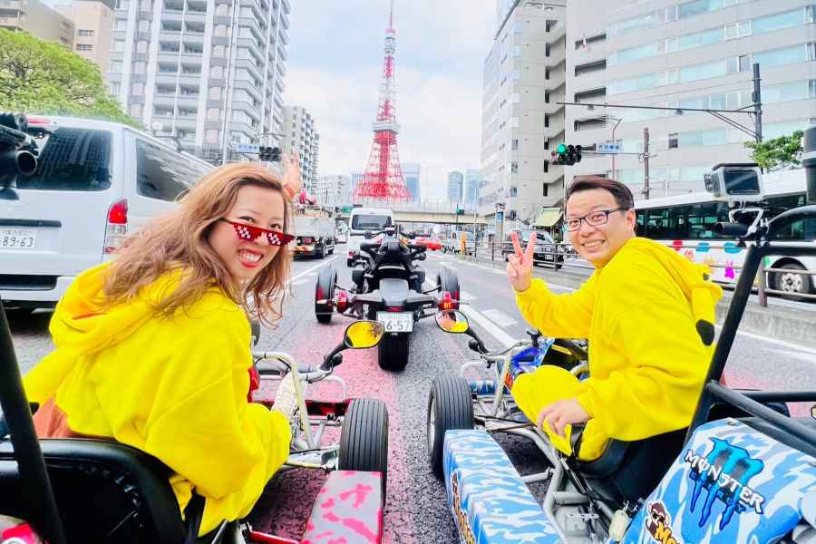 Tokio: Shibuya Crossing, Harajuku, Tokyo Tower Go Kart Tour. Foto: GetYourGuide
