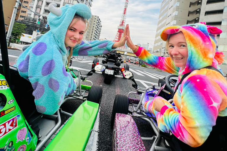 Tokyo go kart tour Shibuya crossing, Tokyo tower , RoppongiTokyo:1 hour Go-kart Shibuya crossing, Tokyo Tower, Roppongi