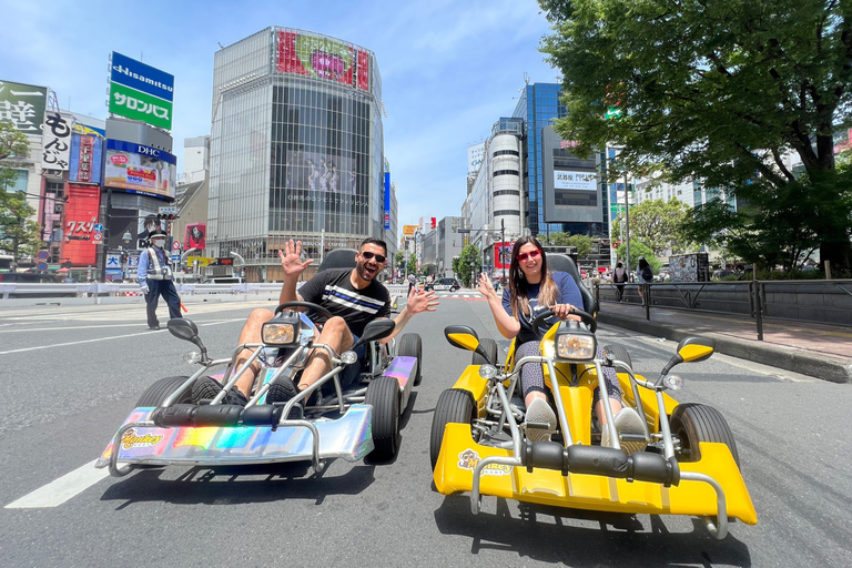 Tokyo go kart tour Shibuya crossing, Tokyo tower , RoppongiTokyo:1 hour Go-kart Shibuya crossing, Tokyo Tower, Roppongi