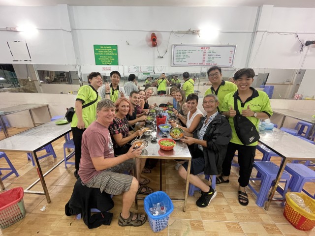 Visit Ho Chi Minh City Local Food and Sights Motorbike Night Tour in Saigon