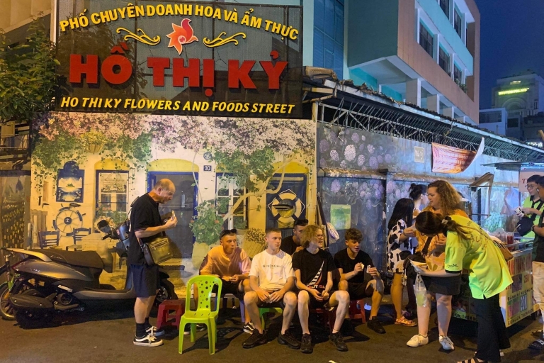 Ciudad de Ho Chi Minh: Comida Local y Lugares de Interés Tour Nocturno en Moto