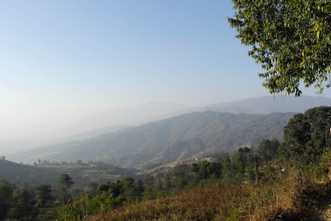 Visite de Nagarkot avec vue sur le lever du soleil et randonnée jusqu'au temple de Changunarayan