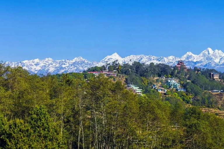 Visite de Nagarkot avec vue sur le lever du soleil et randonnée jusqu'au temple de Changunarayan