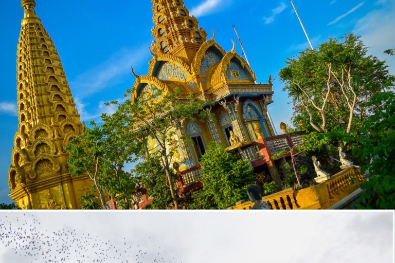 Templo Banan de Battambang Sur, Cueva de la Matanza, Cueva de los Murciélagos, puesta de solLa visita comienza a las 8 de la mañana, después de desayunar puedo llevarte a visitar