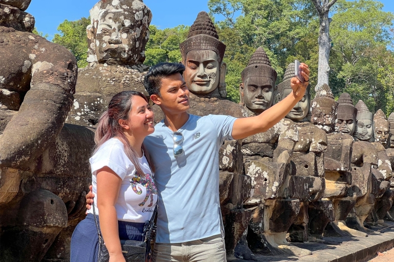 Explora Angkor Amanecer Excursión en grupo reducido y Tonle Sap AtardecerExcursión privada: Explora Angkor al amanecer y Tonle Sap al atardecer