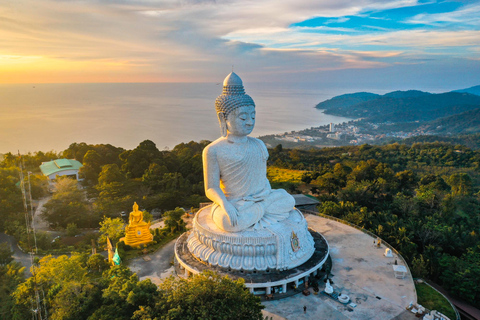 Depuis Phi Phi : Excursion d'une journée à Phuket avec transferts et voiture privée