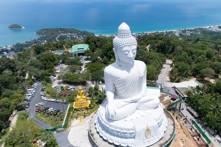 Depuis Phi Phi : Excursion d'une journée à Phuket avec transferts et voiture privée