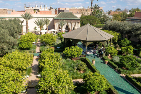 Marrakesh: Bahia Palace, Ben Youssef Medersa & Secret Garden Private Tour in French - Meeting at Your Riad in the Medina