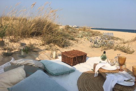 Lagos : Beeindruckendes Picknick bei Sonnenuntergang am Strand