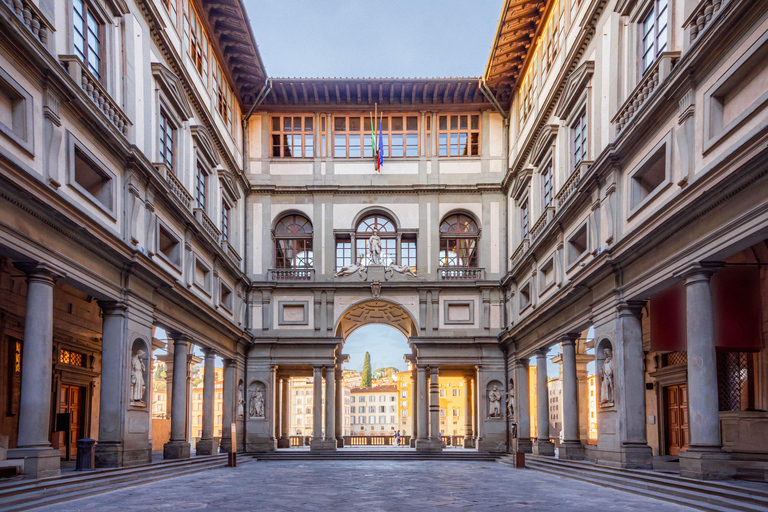 Firenze: Tour guidato degli Uffizi con biglietto d&#039;ingresso prioritarioTour guidato con biglietto a tempo della Galleria degli Uffizi in lingua tedesca