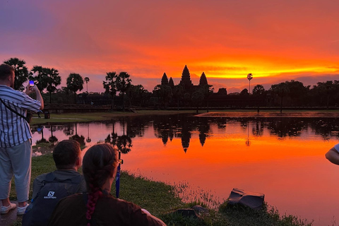 Angkor Wat Sonnenaufgang Fahrradtour mit Mittagessen Inklusive