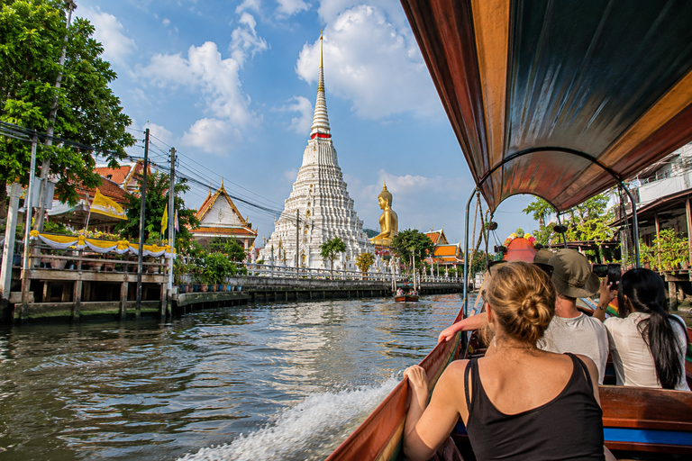 Bangkok: Canal Long-Tail Boat Tour Wat Paknam & Local Life Private Canal Long-Tail Boat Tour Wat Paknam. English Guide