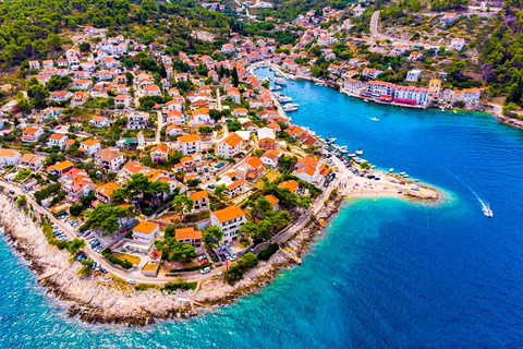 Split: Lagoa Azul, Hvar e 5 Ilhas Tour em pequenos grupos de barco