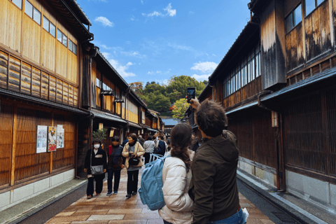 Kanazawa: Privat halvdagsutflykt - Trädgård, slott, Geisha