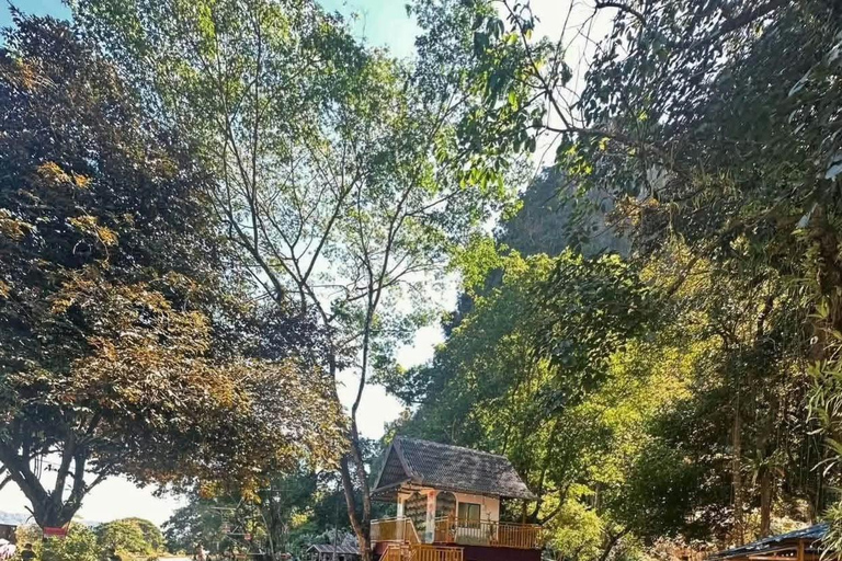Vang Vieng: Jung Cave, Blue Lagoon 2 & 3 Guided Tour