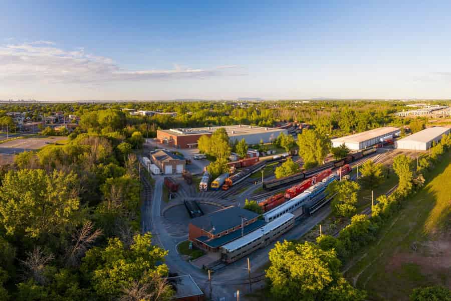 Exporail, das kanadische Eisenbahnmuseum. Foto: GetYourGuide