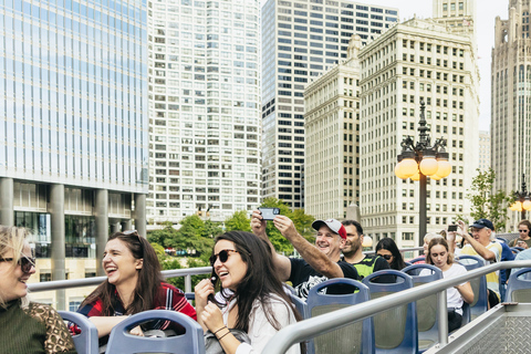 Chicago: Hop-on Hop-off Sightseeing Tour mit dem Open-Top-Bus24-h-Ticket für den Hop-On/Hop-Off-Bus