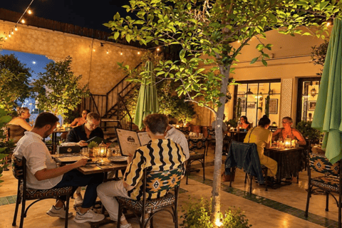 Marrakech Medina Night Tour with Rooftop Dinner
