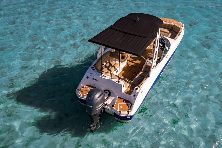 Miami: Private Tailored Sightseeing Boat Tour 1 hour Package w/o Gas & Marina Fees $70 due at Check-in